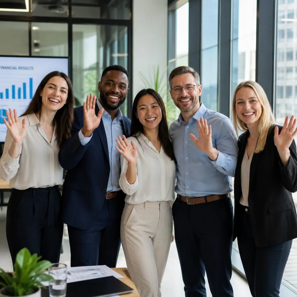 The PeoplePro team reviewing a client account together